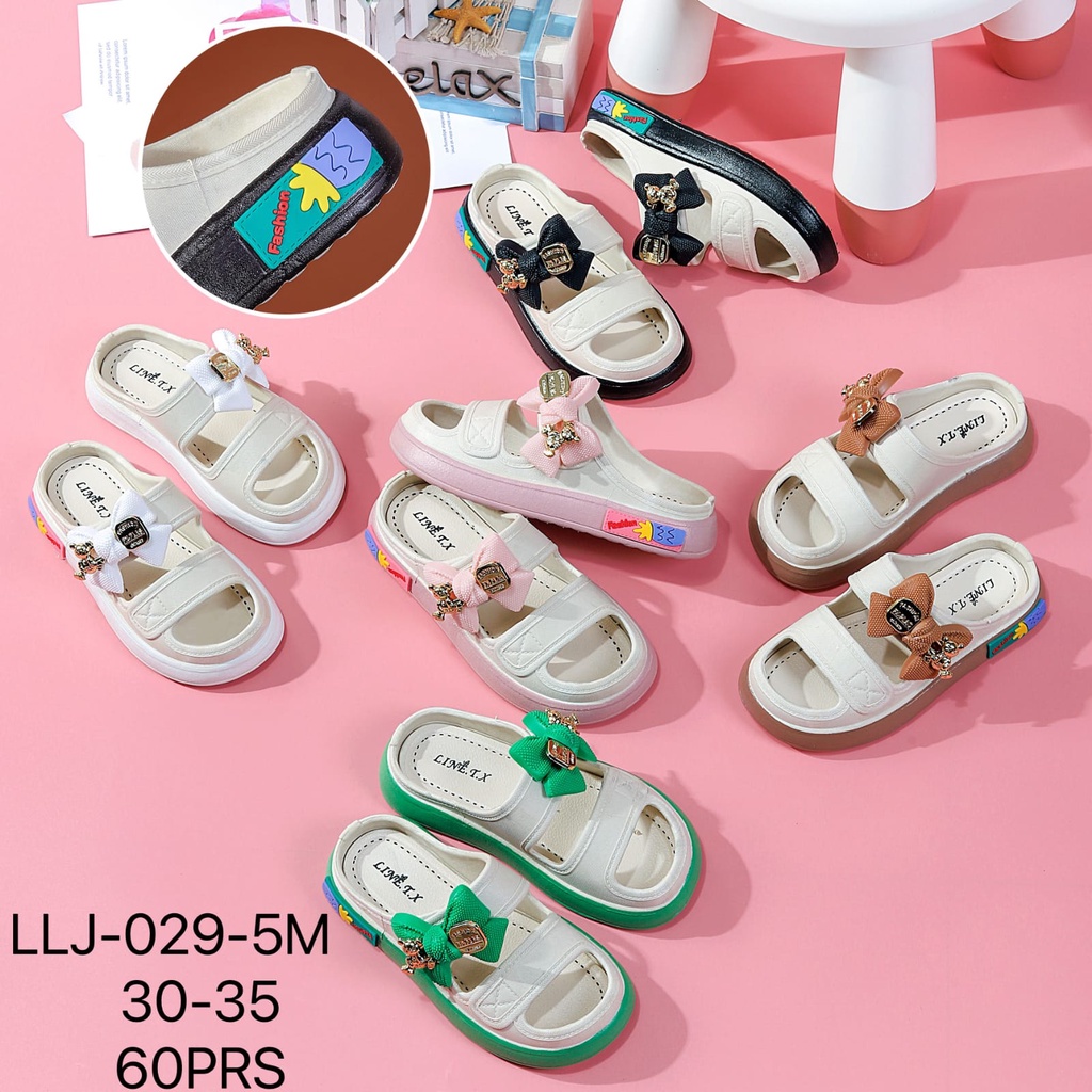 Sandal Anak-Anak Wanita Terbaru/ Sendal Selop Karet Jelly Import HYS 029-2/Sendal Korea Import