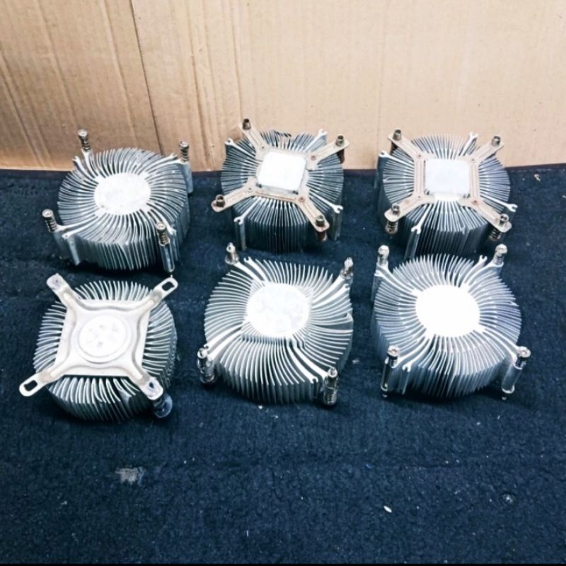 HEATSINK PENDINGIN BEKAS PROCESSOR RADIATOR FAN HEATSINK ALUMINIUM
