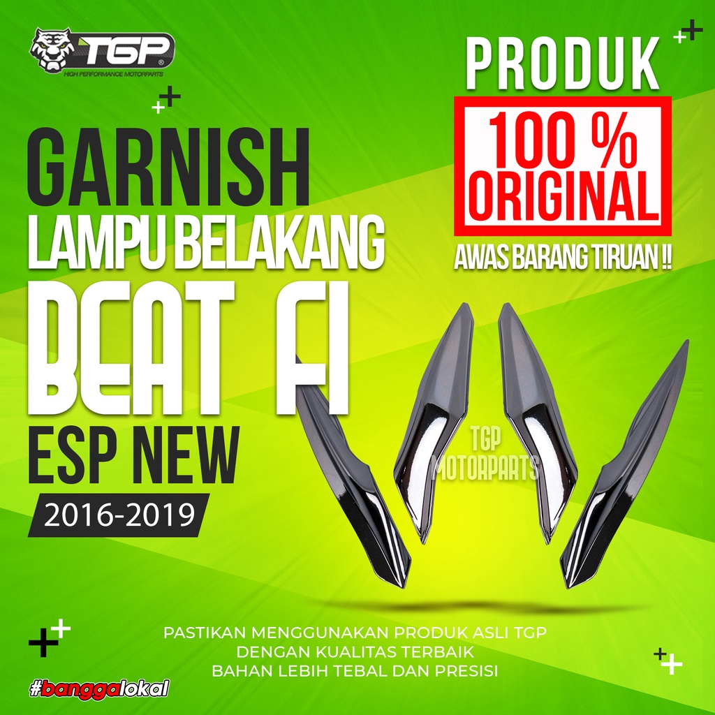 Aksesoris Variasi Garnish Lampu Belakang Beat FI ESP  New 2016 - 2019