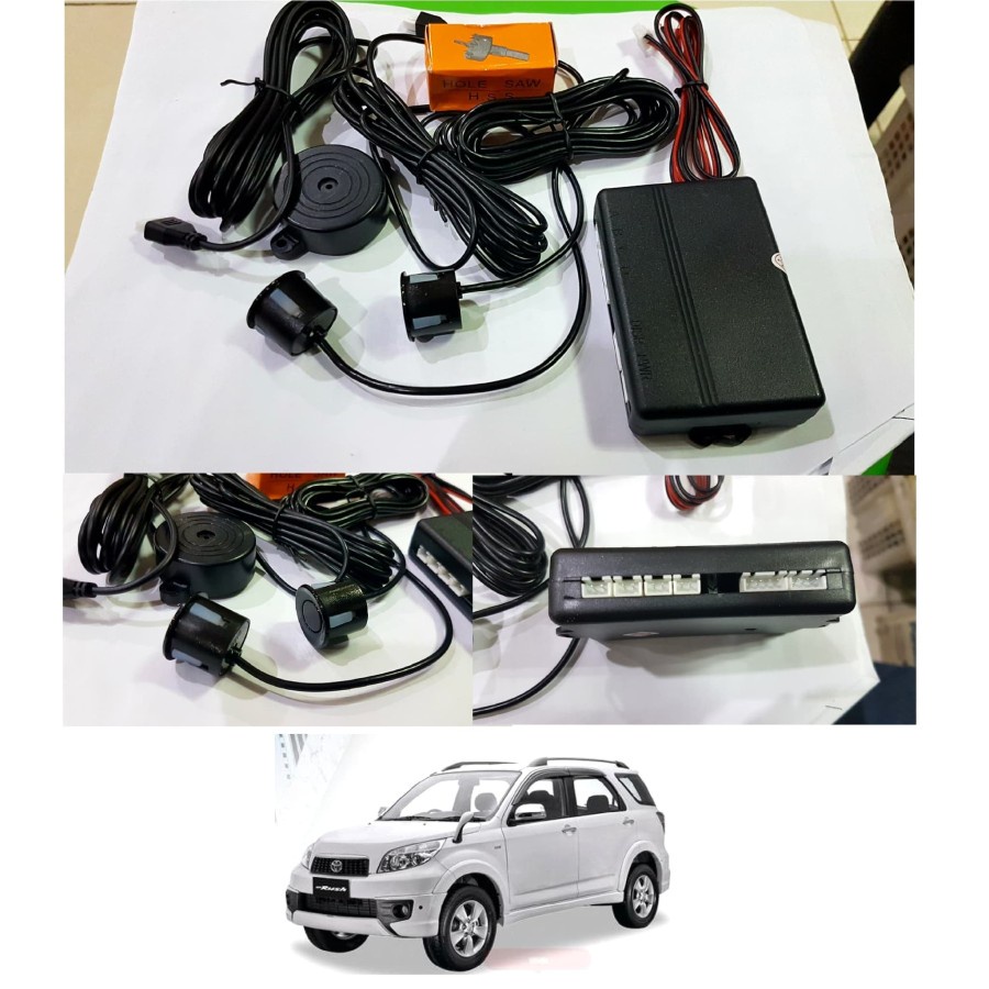 Sensor Parkir Mobil 2 Titik Universal Mobil Rush Lama