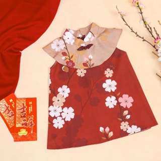 DRESS THE JADE ROYAL Sakura Merah Dress Imlek Sincia Anak Bayi Newborn