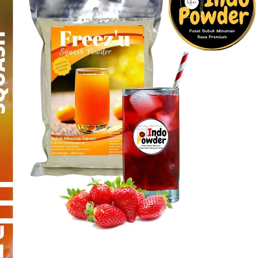 

limited STOCK!SQUASH Bubuk Minuman STRAWBERRY 1Kg - Bubuk STRAWBERRY 1Kg - STRAWBERRY SQUASH POWDER|RA6