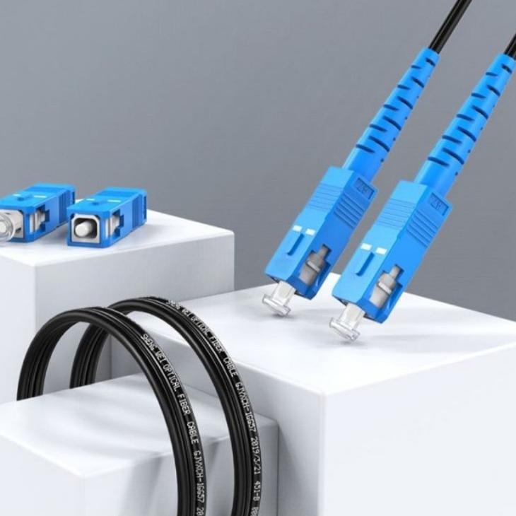 Terbagus.. Paket Cable Fiber Optic 80 Meter + Media Converter HTB 3100 A dan B