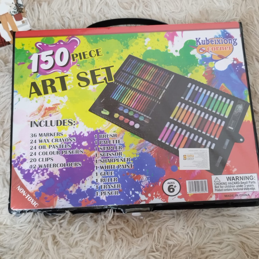 

KUBEIXIONG COLOURING PERLENGKAPAN SENI UNTUK MELUKIS / SET ALAT MEWARNAI PAKET KOMPLIT 150 SET TERMURAH