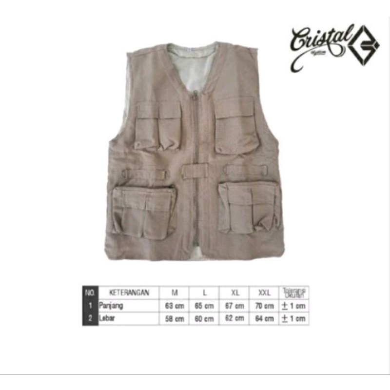 JAKET ROMPI TACTICAL OUTDOOR 511 ROMPI VEST ORIGINAL CRYSTAL