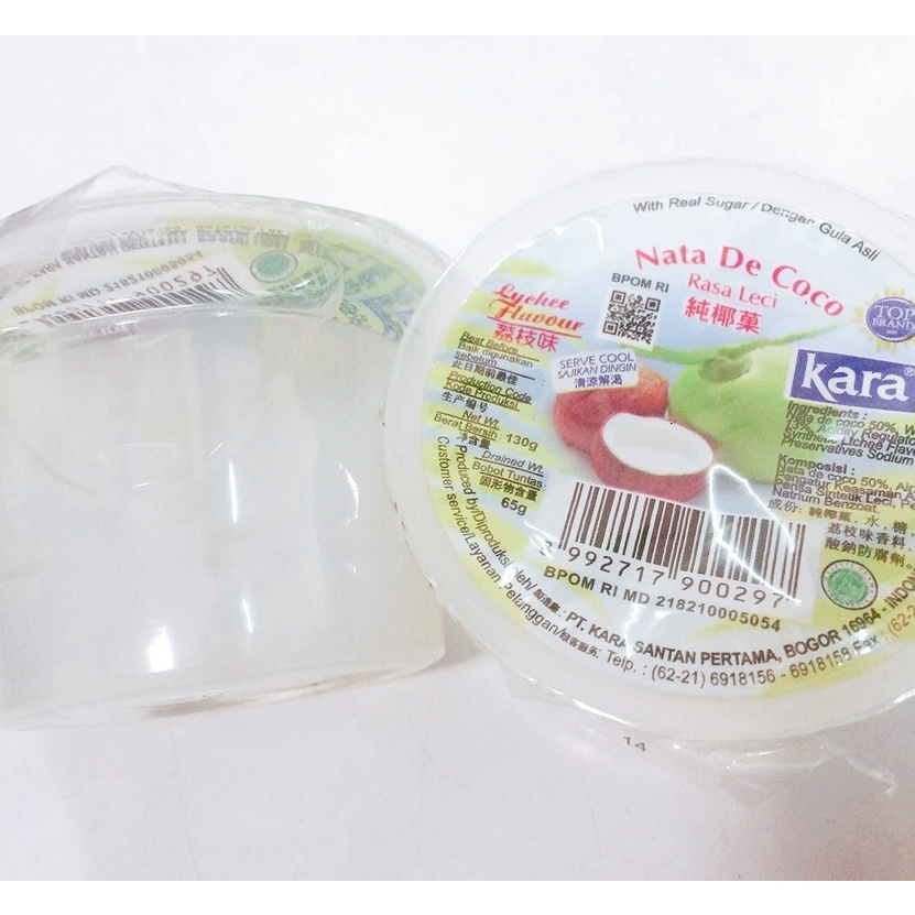 Nata De Coco Kara Cup Kecil 130 gr