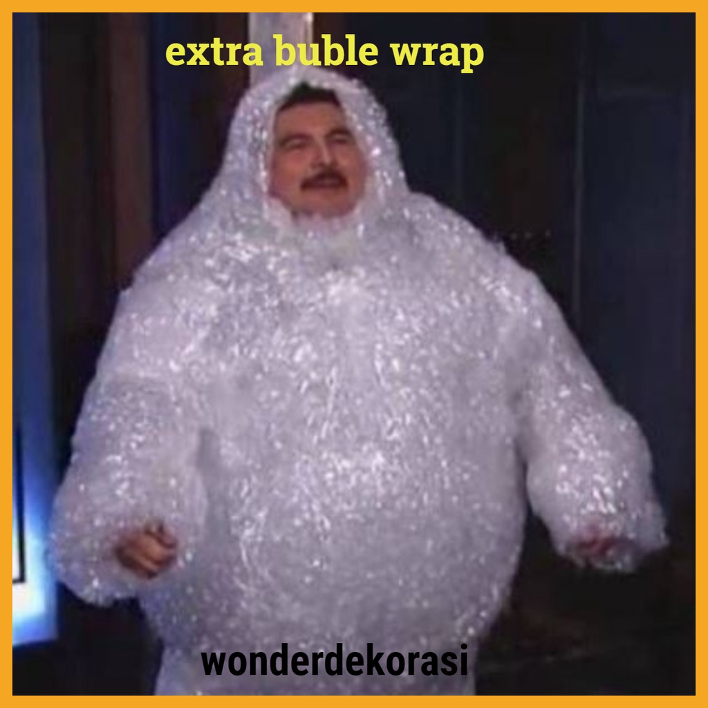 Tambahan Extra Buble Wrap EXTRA BUBBLE WRAP UNTUK PACKING -Wonderdekorasi