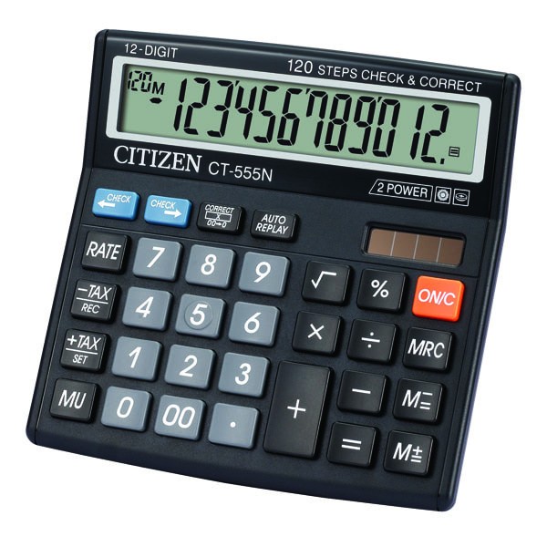 

CUCI GUDANG Kalkulator Citizen CT-555N / CT 555 N / Tax Calculator / Mark Up