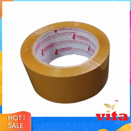 

Lakban Coklat Merk Gold Tape 100 yard