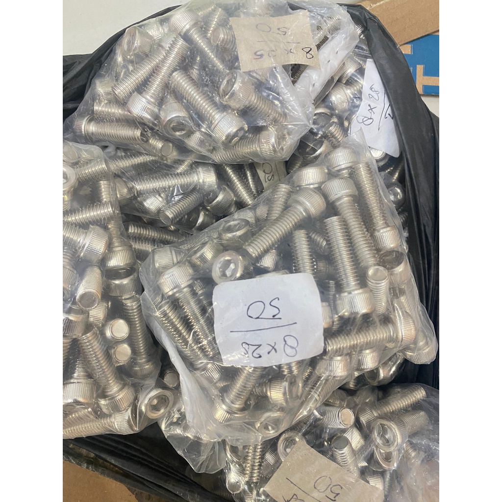 Baut L stainless 8M 8mm / Stanlis / Stenlis / Baut LSS M8 8mm