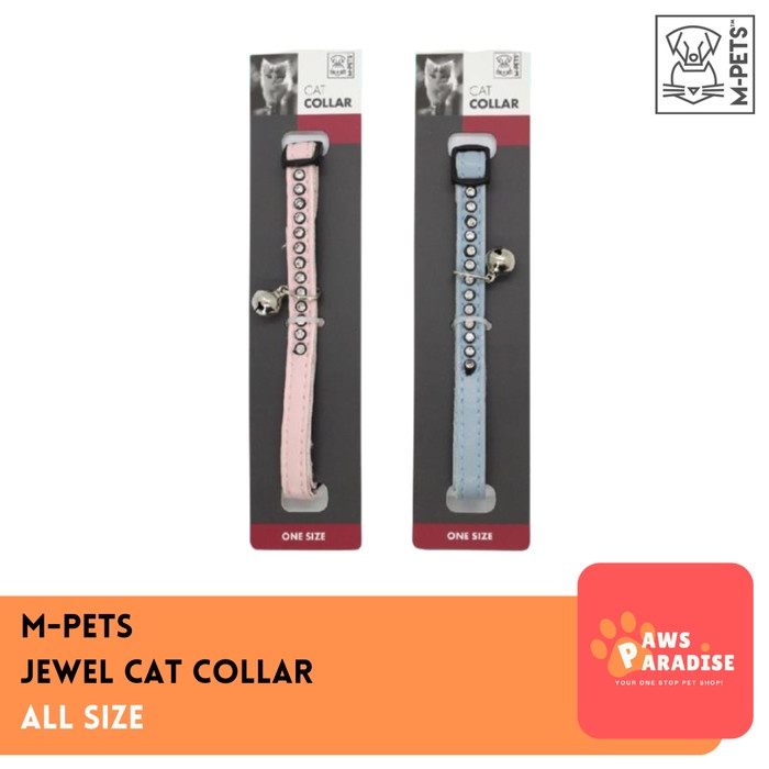 M-PETS Jewel Cat Collar / Kalung Kucing Lonceng