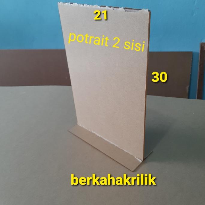 

Akrilik Standing A4/Tentcard A4/Acrylic Brosur A4