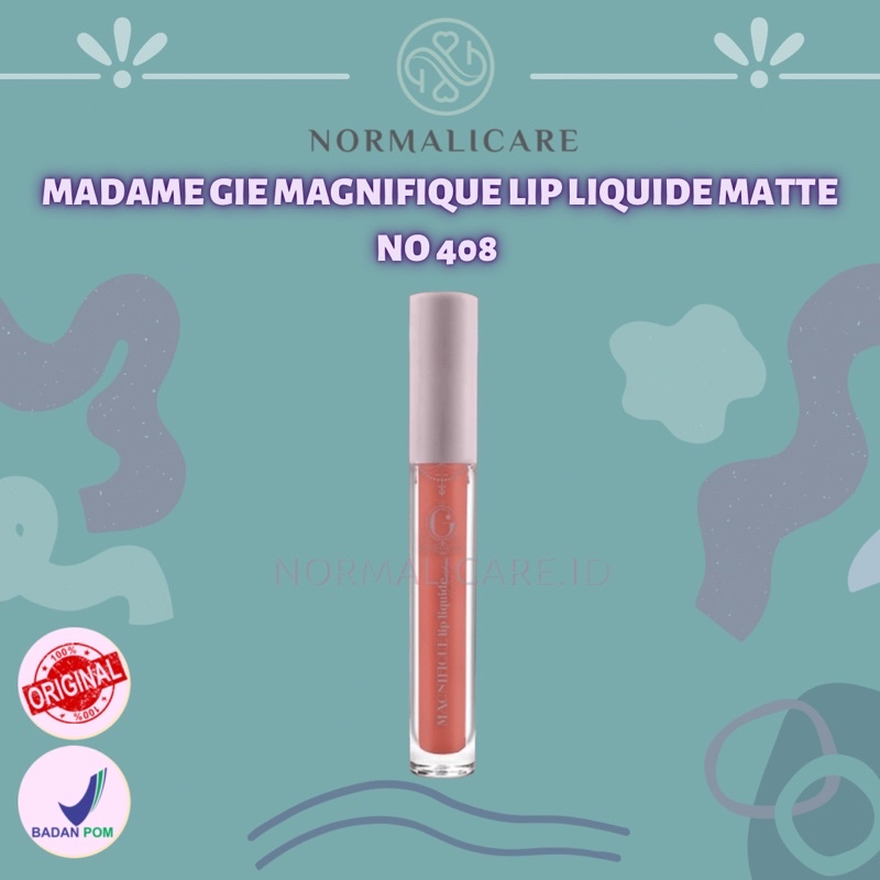 [ READY STOCK ] Madame Gie Magnifique Lip Liquide Matte Classic Series 408 MURAH ORI 100% BISA COD |