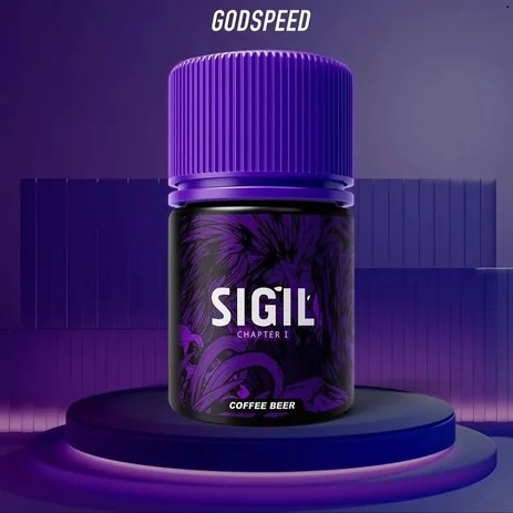 Sigil Coffee Beer 60ml Authentic By God Speed Liquid Sigil