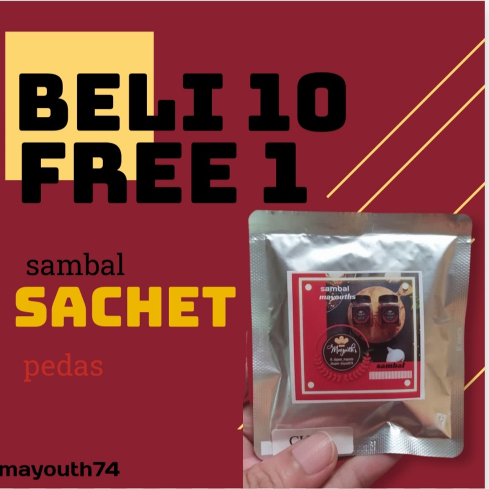 SAMBAL SACHET tongkol/asap pari/cakalang