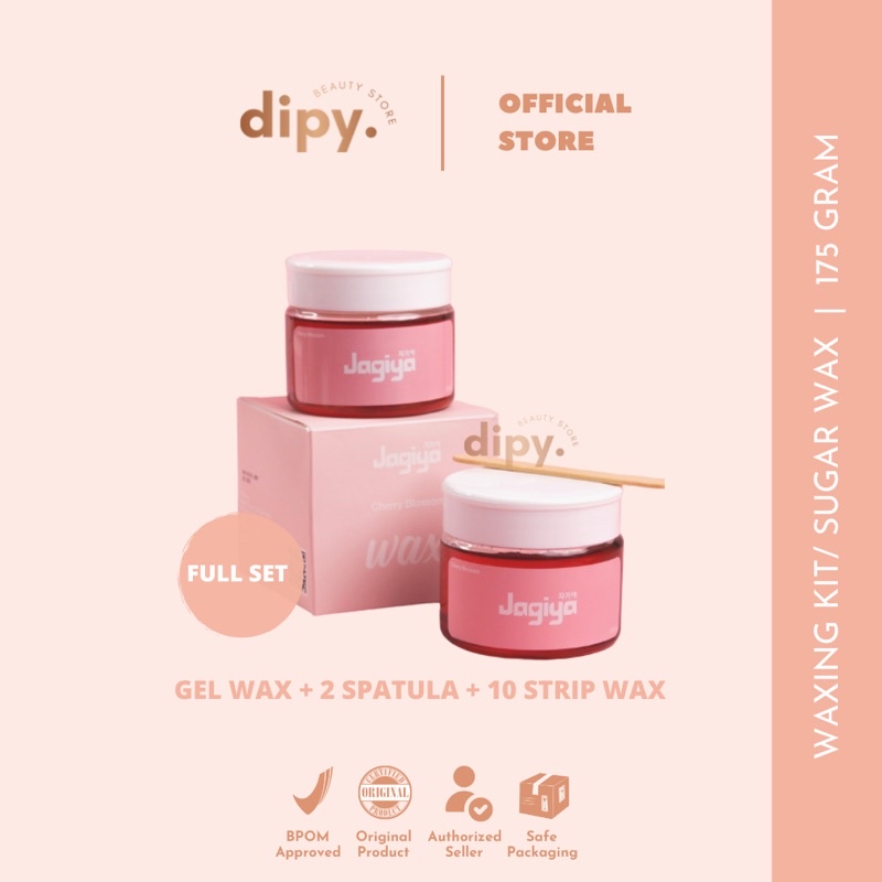 【Official Outlet】 JAGIYA WAX SAKURA CHERRY BLOSSOM WAXING KIT | HAIR REMOVAL PENCABUT PERONTOK PENGHILANG BULU RAMBUT KETIAK KUMIS KAKI BADAN TANPA SAKIT IRITASI ALAMI VIRAL BPOM