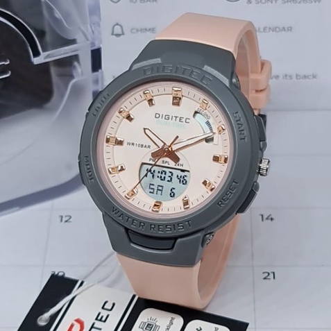 BISA COD! Jam Tangan DIGITEC 4028 ORIGINAL LED Bulat Digital Import Murah Mewah BONUS BATERAI CADANGAN!