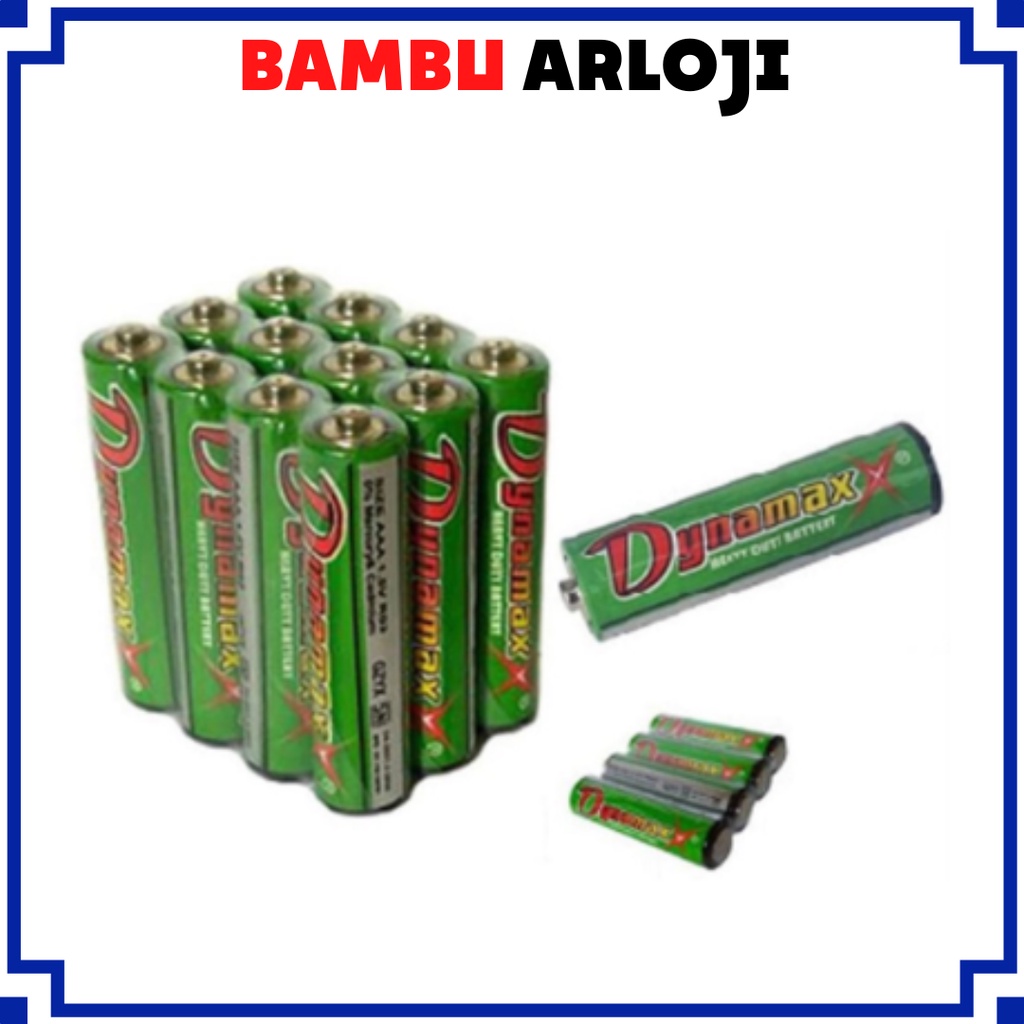 BAJ Baterai AAA Dynamax Murah Cocok untuk mainan, jam dinding , DLL Batre AAA Merk Dynamax A3 1.5v - SS062