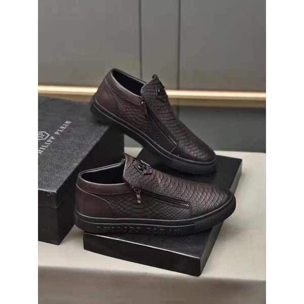 sepatu philipp plein cowok sepatu sneaker pp pria slip on mirror p1shoes