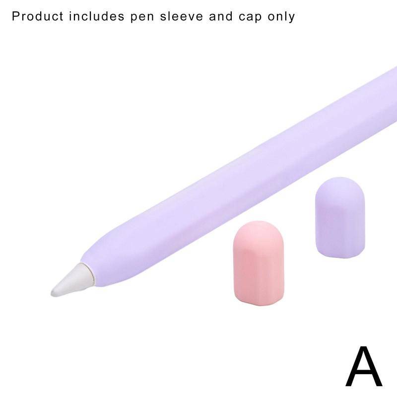 Cases for Apple Pencil2 1 Case Tempat Pensil Silikon Lembut Untuk iPad Tablet Touch Pen Pelindung Sarung Lengan