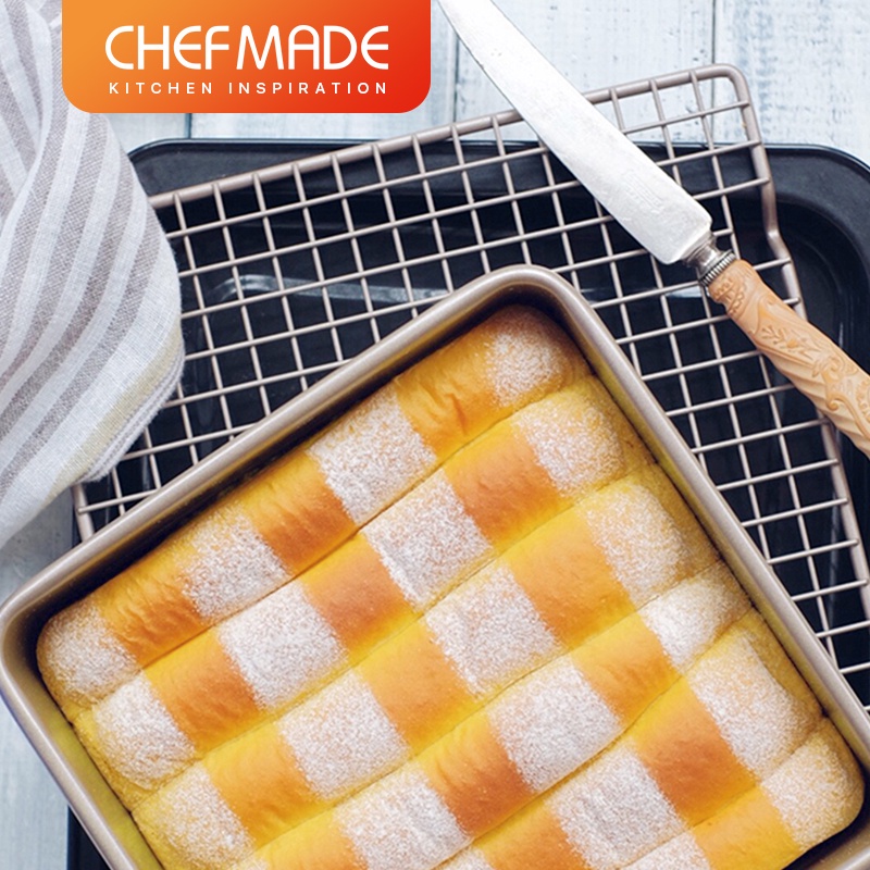 Chefmade Loyang Kue Kotak Bongpas Loose Bottom Square Pan