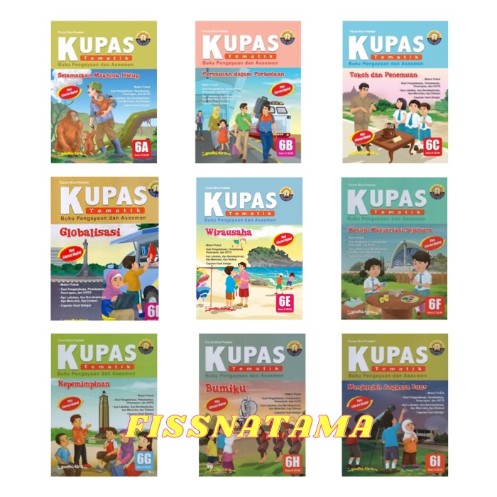 KUPAS Tematik Kelas 6A - 6I untuk SD/MI Penerbit Yudhistira