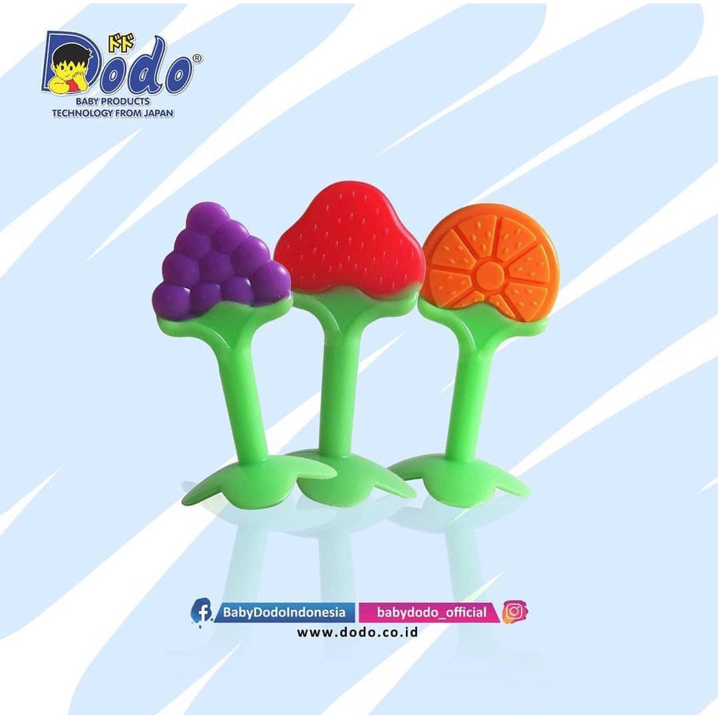 Dodo Silicone Teether Fruit Series / Gigitan Bayi