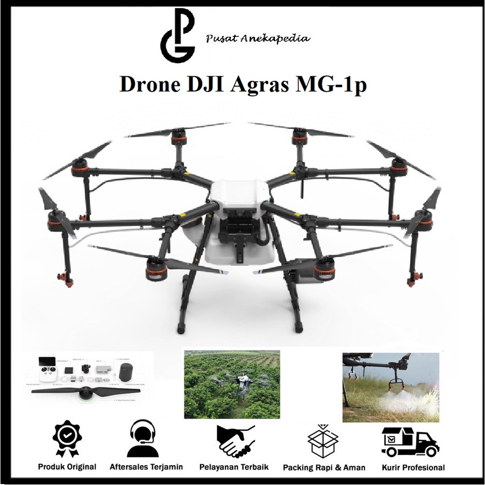 DJI Agras MG-1p Drone Pertanian - DJI Agras MG-1p Drone Spraying