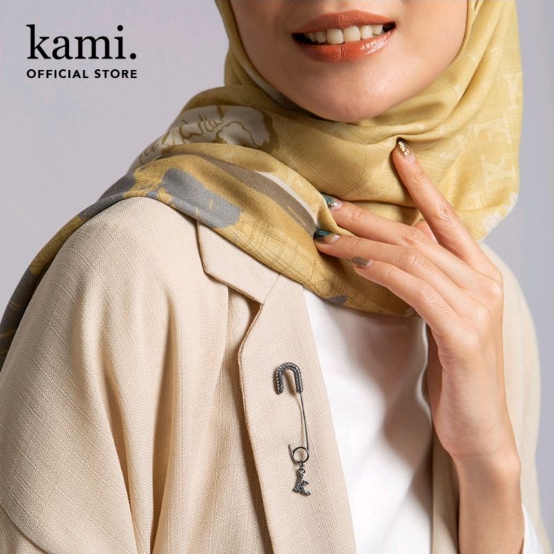 Kamiidea Safety Pin Brooch Accessories Noir