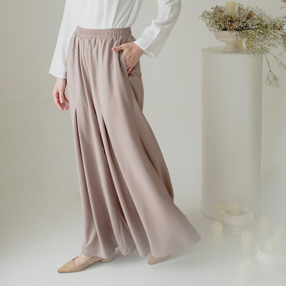 (No)(N37K)㊚| Palazzo Pants Wanita Celana Kulot Palazzo Celana Kulot Wanita Celana Palazzo Wanita ber