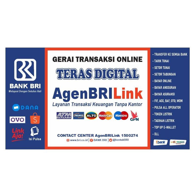 BANNER MMT AGEN BRILINK UKURAN 200 x 100 CM