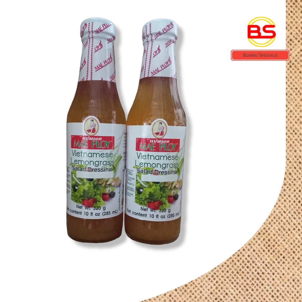 Mae Ploy Vietnamese Lemongrass Salad Dressing / Salad Dressing Dengan Serai 320 gr