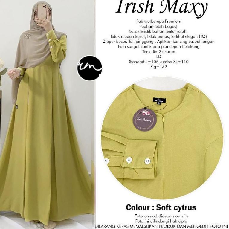 OSB.12De22n • Irish Maxy Gamis by Ratu Mulabees || UPDATE STOK