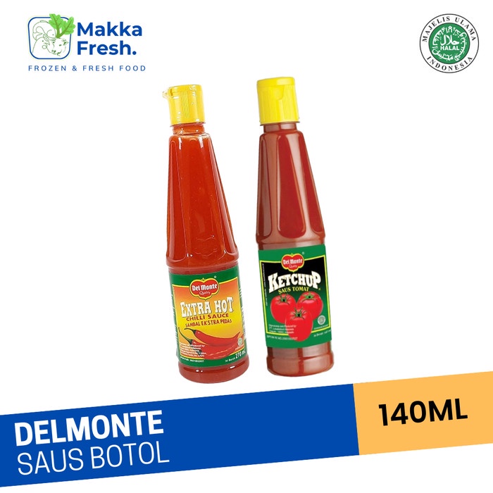 delmonte saus botol 140 ml