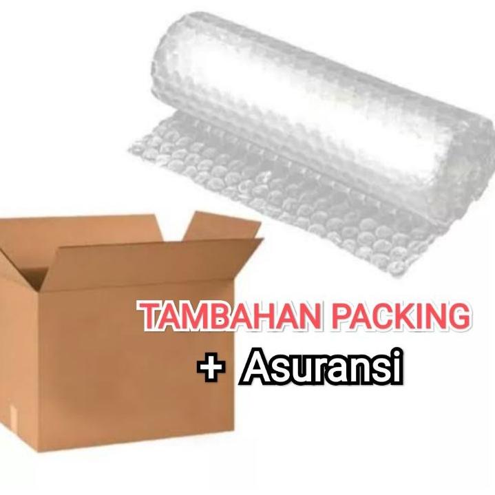 

レ Tambahan Packing Kardus dan Bubblewrap plus Asuransi ㅢ