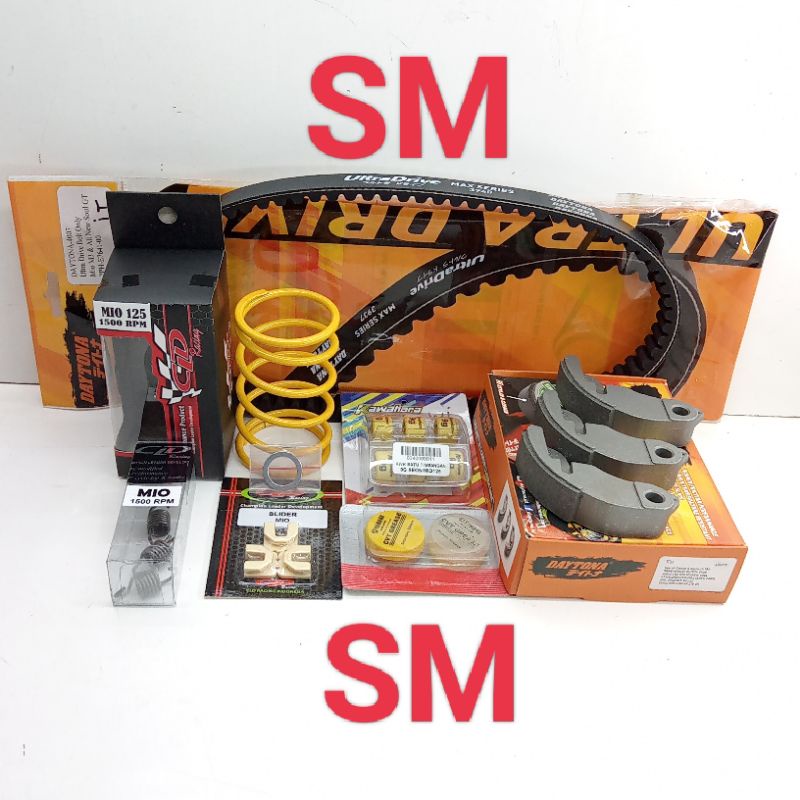 PAKET CVT UPGRADE KIRIAN DAYTONA MIO 125, MIO M3, SOUL GT 125, FINO FI 125, XRIDE 125