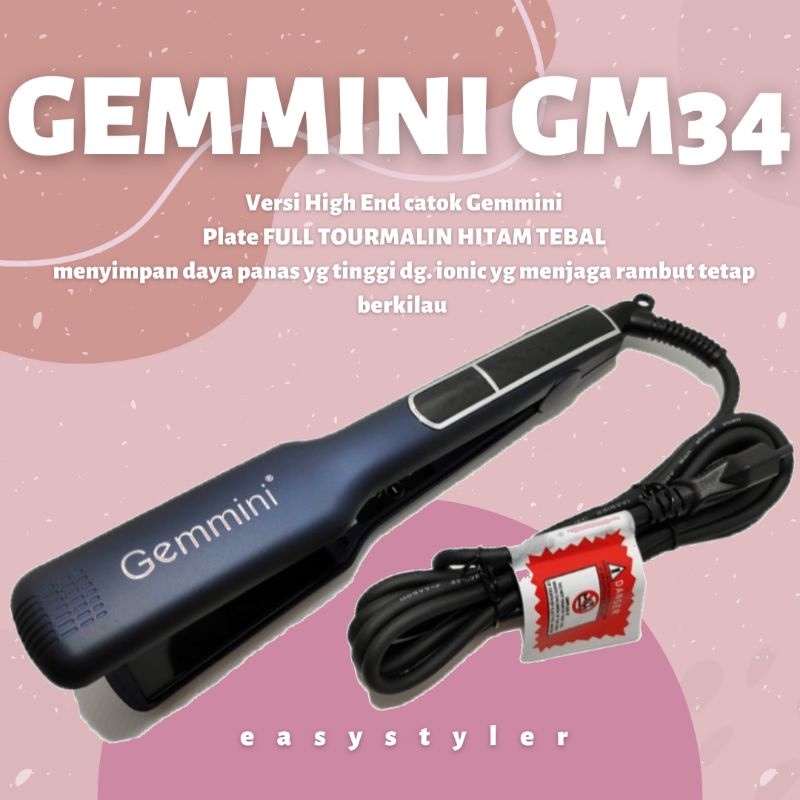 CATOKAN GEMMINI EASYSTYLER Gm 34 pelurus & pengeriting rambut