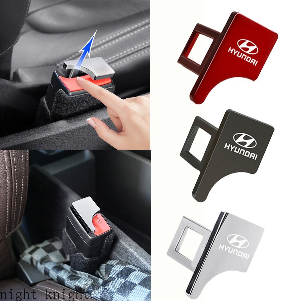 [new] Concealed Car Safety Buckle Clip Seat Belt Plug Untuk Hyundai Matrix Getz Kona Aksen I10 Elantra Sonata Santa Fe I30 Ioniq