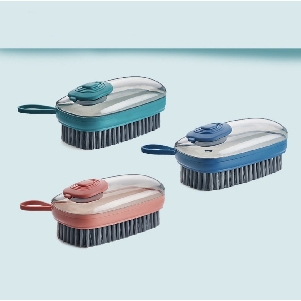 BB7 - Sikat Pembersih Multifungsi Sikat Pakaian Baju Lantai Dengan Dispenser Multifunction Dispencer Cleaning Brush