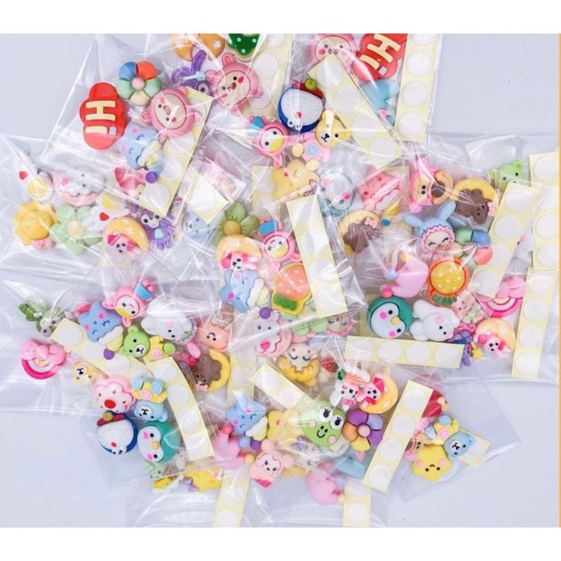 

Bahan Clay karet set lem isi 4 pcs