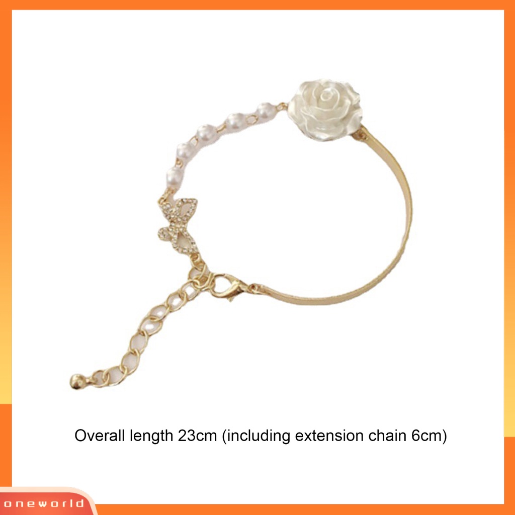 [ONE] Women Bracelet Eye-catching Tahan Aus Tembaga All-Match Women Butterfly Bracelets Hadiah Perhiasan Untuk Gadis
