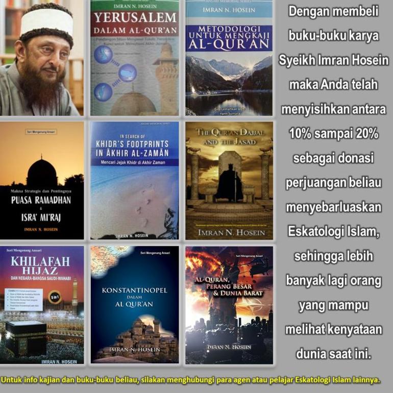 [V-P8P] ♥] Seri buku Eskatologi Islam karya Syeikh Imran Hosein-amanah
