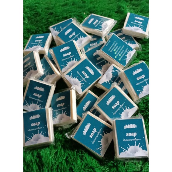 SABUN SUSU ATASI SEGALA MASALAH GATAL GATAL LUKA BEKAS CACAR milk soap whitening collagen 3pcs