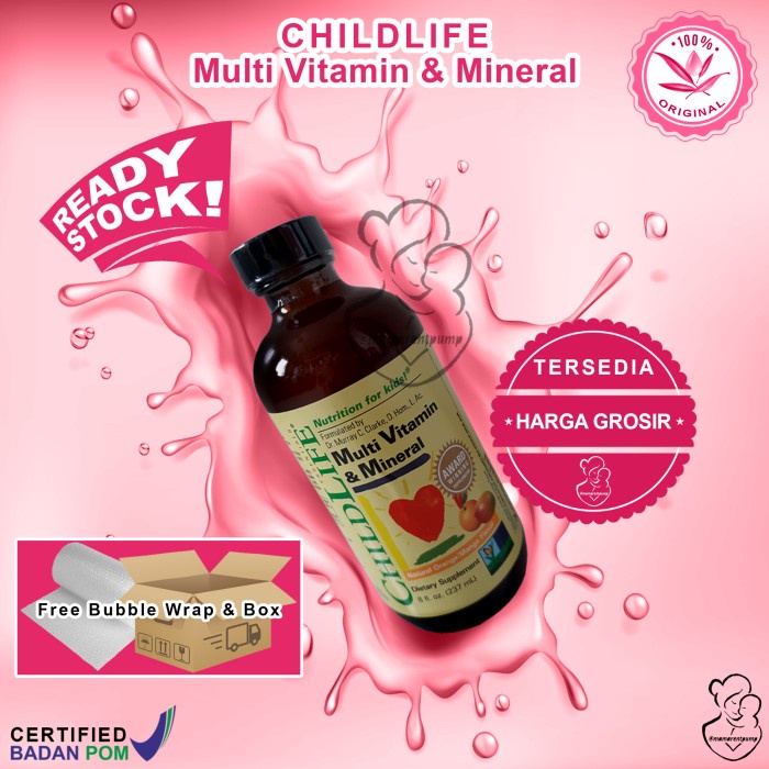 Exp 2021 BPOM ChildLife Multivitamin and Mineral dan Multi vitamin