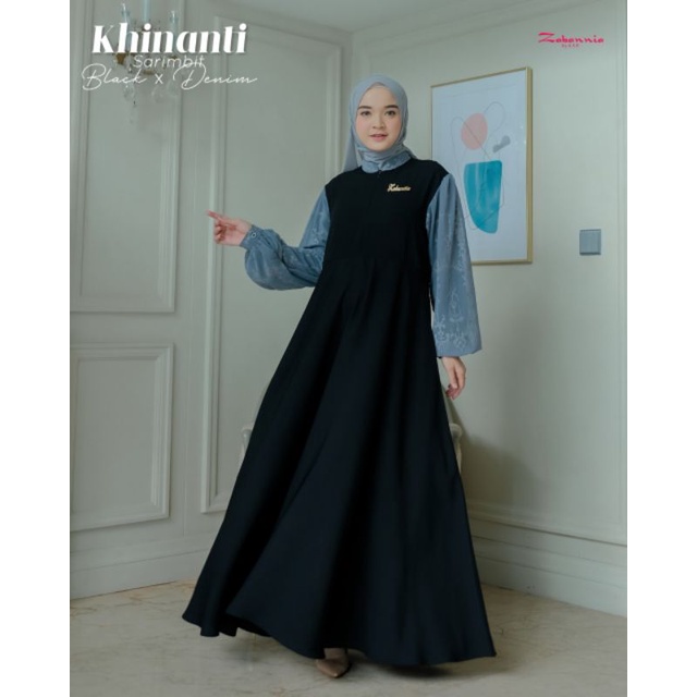 GAMIS kHINANTI SET OUTER  &amp; KHIMAR  By Zabannia