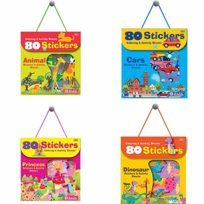 

[BISA COD] Bazic Coloring & Activity Sheets 80 Stickers