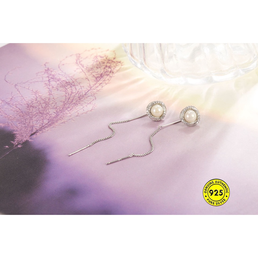 Mermaid Rotating Shell Pearl Ear String Putri Duyung U1325