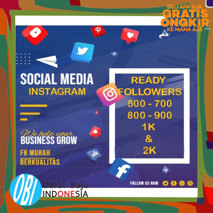 Obral / Original Sale Promo Akun Ig Ral Followers Indonesia Inst4Gr4M Terbaru Termurah Terlaris