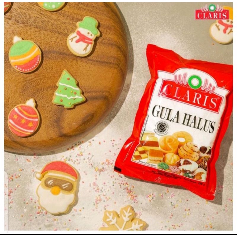 

Gula halus merk Claris 250gr