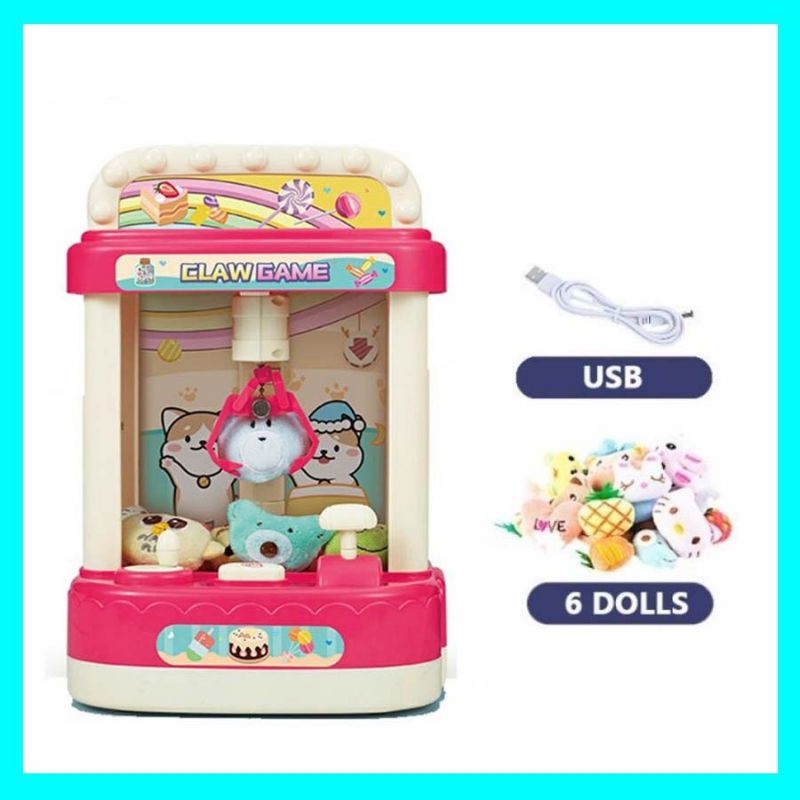 PROMO COD MAINAN ANAK PENJEPIT BONEKA LUCU / GAME JAPIT MINI GRABBER ANAK / MESIN CAPIT BONEKA JOY C
